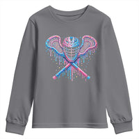 Lacrosse Drip Ice Cream Lax Helmet Sticks Sport Player Youth Sweatshirt