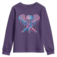 Lacrosse Drip Ice Cream Lax Helmet Sticks Sport Player Youth Sweatshirt