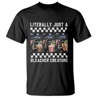 Baseball Raccoon Literally Just a Bleacher Creature T Shirt Funny Trash Panda At Ballfield