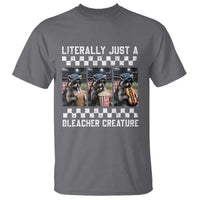 Baseball Raccoon Literally Just a Bleacher Creature T Shirt Funny Trash Panda At Ballfield