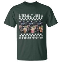 Baseball Raccoon Literally Just a Bleacher Creature T Shirt Funny Trash Panda At Ballfield