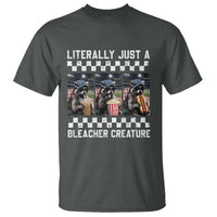 Baseball Raccoon Literally Just a Bleacher Creature T Shirt Funny Trash Panda At Ballfield