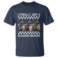 Baseball Raccoon Literally Just a Bleacher Creature T Shirt Funny Trash Panda At Ballfield