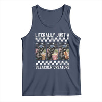 Baseball Raccoon Literally Just a Bleacher Creature Tank Top Funny Trash Panda At Ballfield