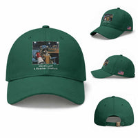 Baseball Raccoon Literally Just a Bleacher Creature Baseball Cap Funny Trash Panda Drinking Iced Coffee Ballfield