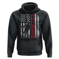 Lacrosse American Flag Lax Men 4th of July Hoodie