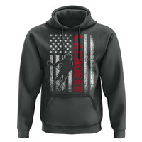 Lacrosse American Flag Lax Men 4th of July Hoodie