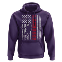 Lacrosse American Flag Lax Men 4th of July Hoodie