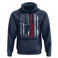 Lacrosse American Flag Lax Women 4th of July Hoodie