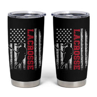 Lacrosse American Flag Lax Women 4th of July Tumbler Cup