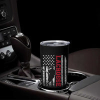 Lacrosse American Flag Lax Women 4th of July Tumbler Cup