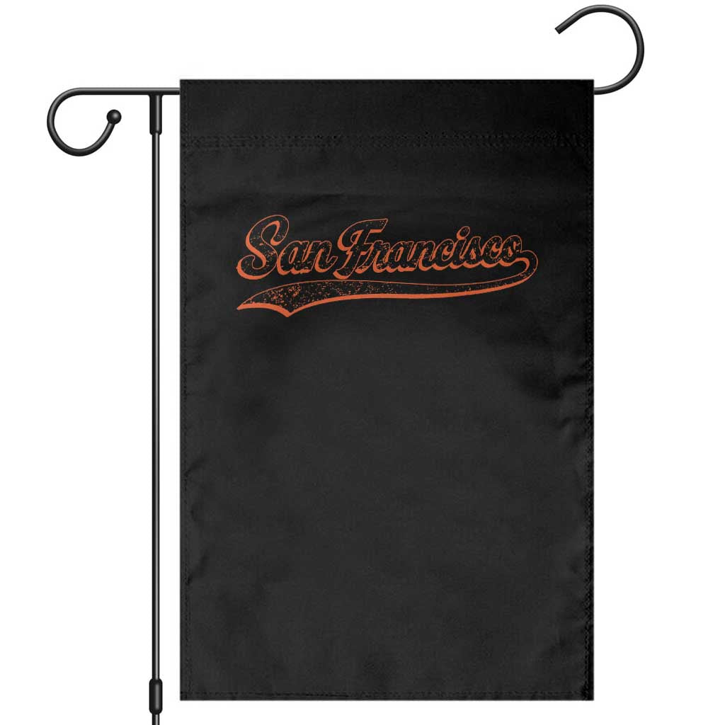 San Francisco Sports Script Retro Baseball Lovers Proud City Garden Flag