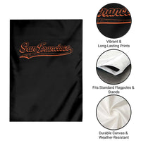 San Francisco Sports Script Retro Baseball Lovers Proud City Garden Flag