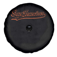 San Francisco Sports Script Retro Baseball Lovers Proud City Spare Tire Cover