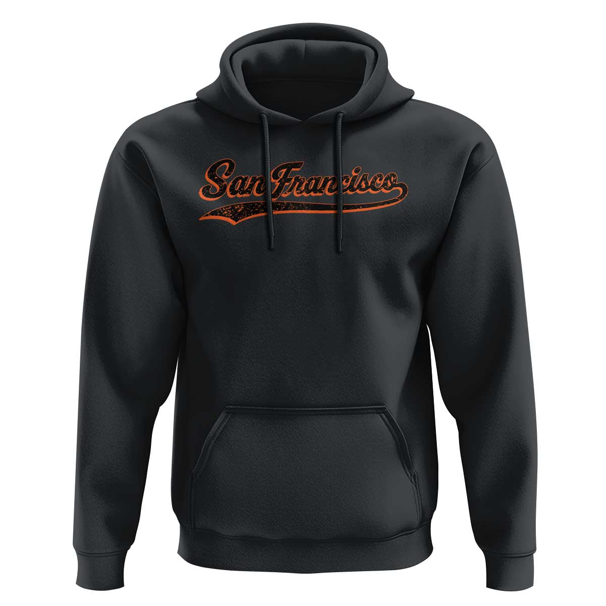 San Francisco Sports Script Retro Baseball Lovers Proud City Hoodie