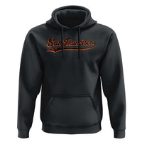 San Francisco Sports Script Retro Baseball Lovers Proud City Hoodie