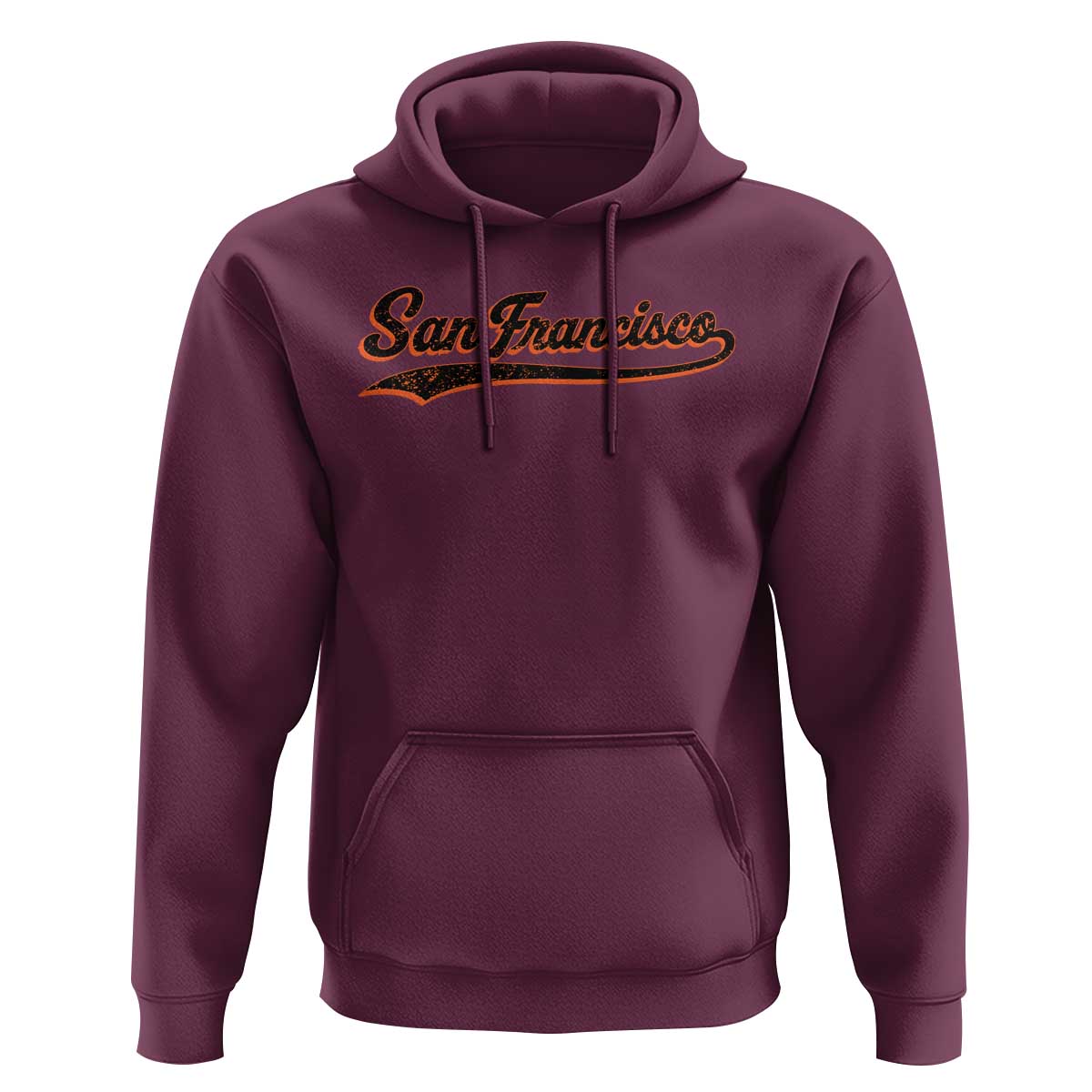 San Francisco Sports Script Retro Baseball Lovers Proud City Hoodie