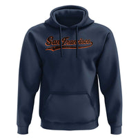 San Francisco Sports Script Retro Baseball Lovers Proud City Hoodie