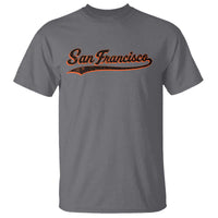 San Francisco Sports Script Retro Baseball Lovers Proud City T Shirt