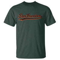 San Francisco Sports Script Retro Baseball Lovers Proud City T Shirt
