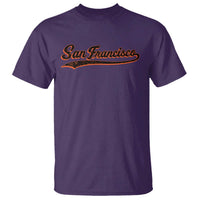 San Francisco Sports Script Retro Baseball Lovers Proud City T Shirt