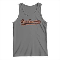San Francisco Sports Script Retro Baseball Lovers Proud City Tank Top