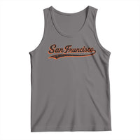 San Francisco Sports Script Retro Baseball Lovers Proud City Tank Top