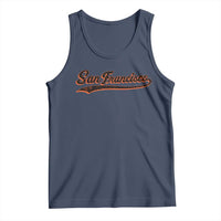 San Francisco Sports Script Retro Baseball Lovers Proud City Tank Top