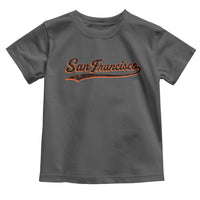 San Francisco Sports Script Retro Baseball Lovers Proud City Toddler T Shirt