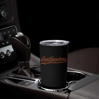San Francisco Sports Script Retro Baseball Lovers Proud City Tumbler Cup
