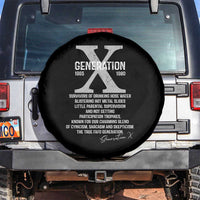 Proud Gen X 1965 to 1980 Spare Tire Cover Vintage Generation X