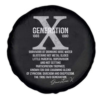 Proud Gen X 1965 to 1980 Spare Tire Cover Vintage Generation X