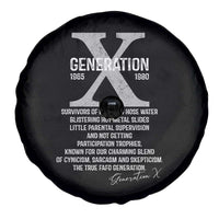Proud Gen X 1965 to 1980 Spare Tire Cover Vintage Generation X