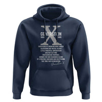 Proud Gen X 1965 to 1980 Hoodie Vintage Generation X