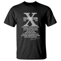 Proud Gen X 1965 to 1980 T Shirt Vintage Generation X