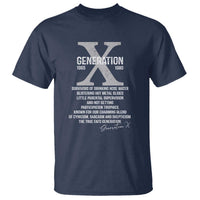 Proud Gen X 1965 to 1980 T Shirt Vintage Generation X