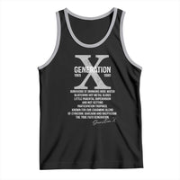 Proud Gen X 1965 to 1980 Tank Top Vintage Generation X