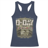 Operation Overlord D Day Normandy WWII Racerback Tank Top