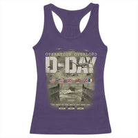 Operation Overlord D Day Normandy WWII Racerback Tank Top