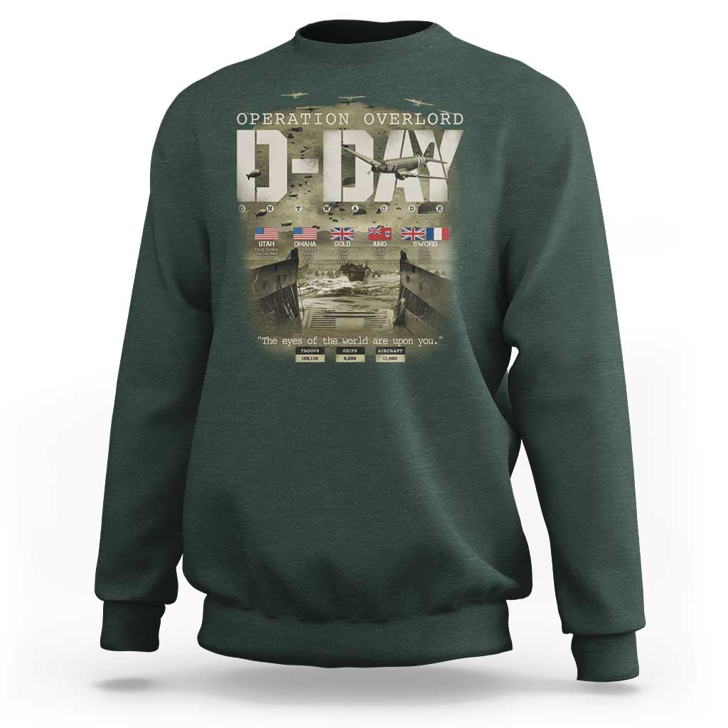Operation Overlord D Day Normandy WWII Sweatshirt