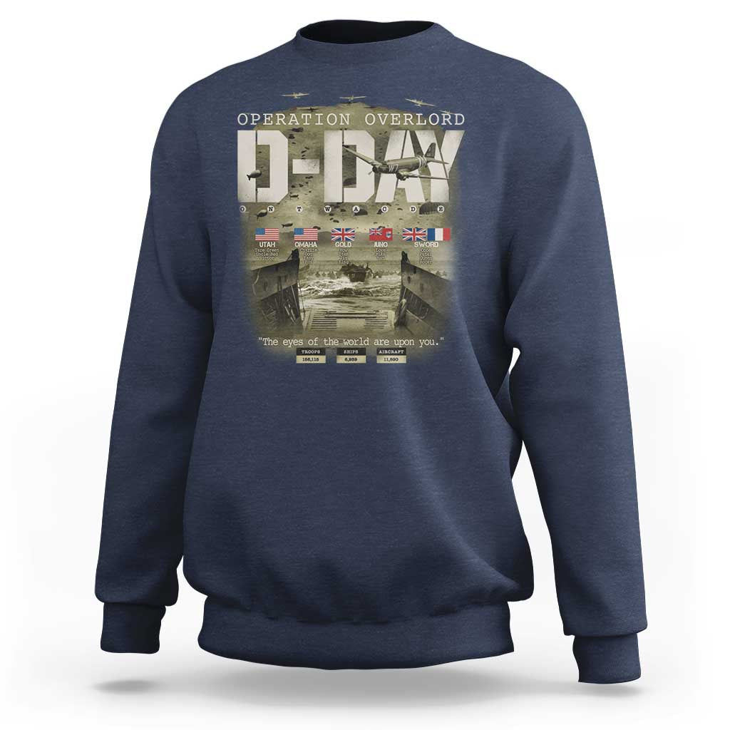 Operation Overlord D Day Normandy WWII Sweatshirt