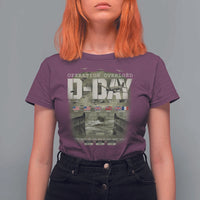 Operation Overlord D Day Normandy WWII T Shirt For Women