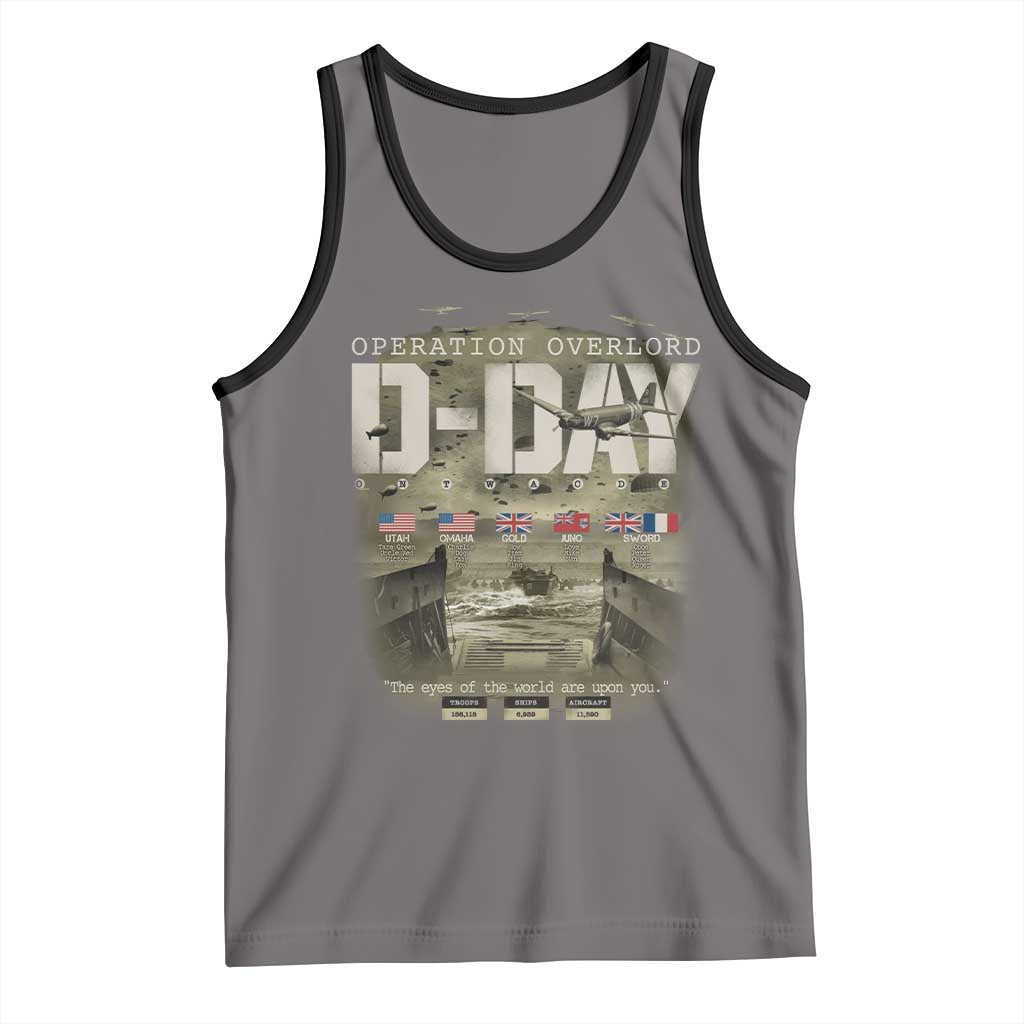 Operation Overlord D Day Normandy WWII Tank Top