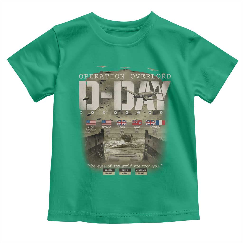 Operation Overlord D Day Normandy WWII Toddler T Shirt