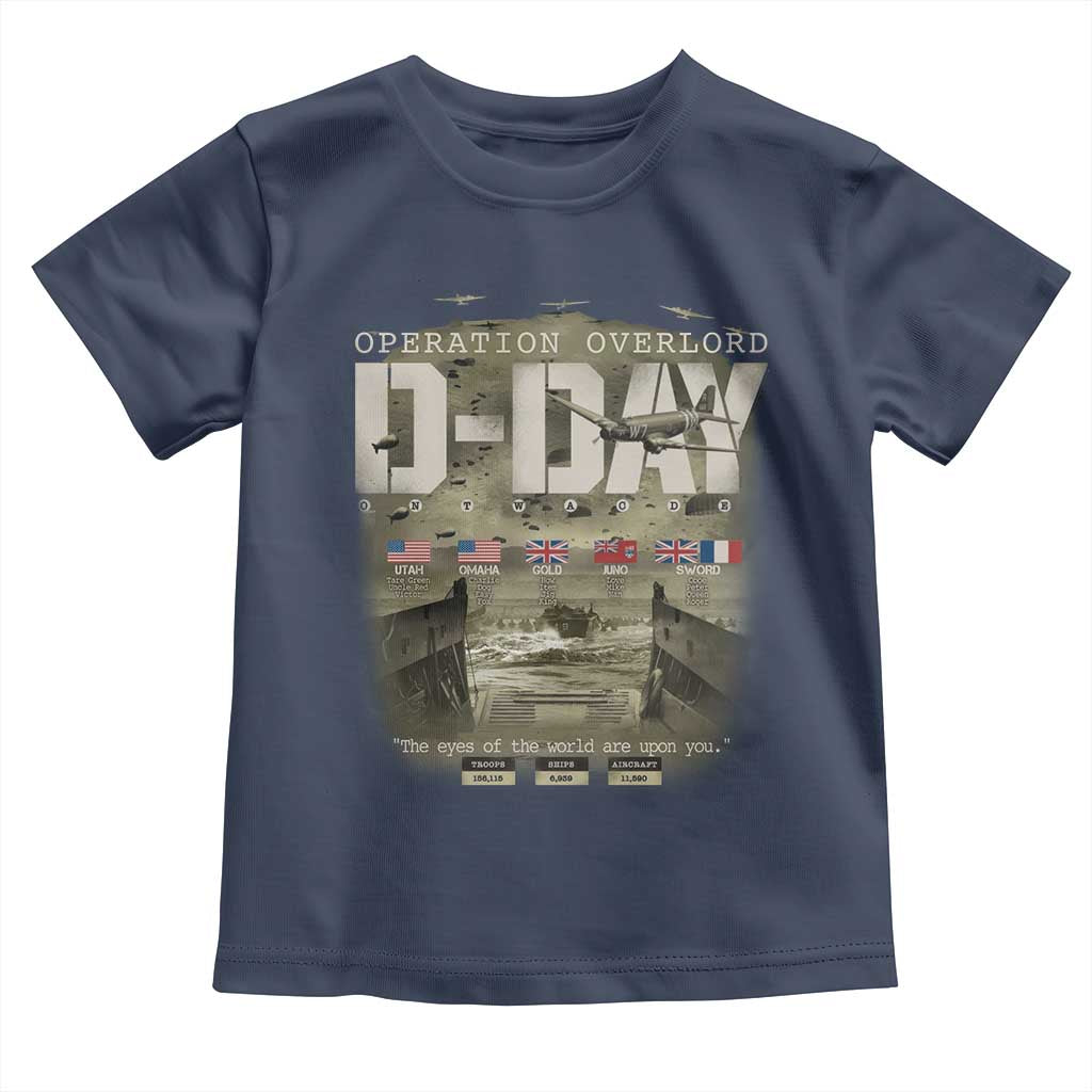 Operation Overlord D Day Normandy WWII Toddler T Shirt