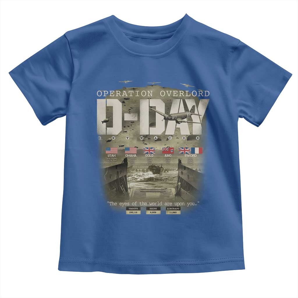 Operation Overlord D Day Normandy WWII Toddler T Shirt
