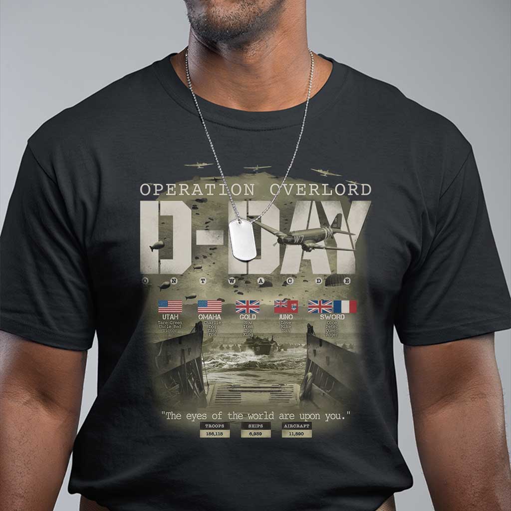 Operation Overlord D Day Normandy WWII T Shirt