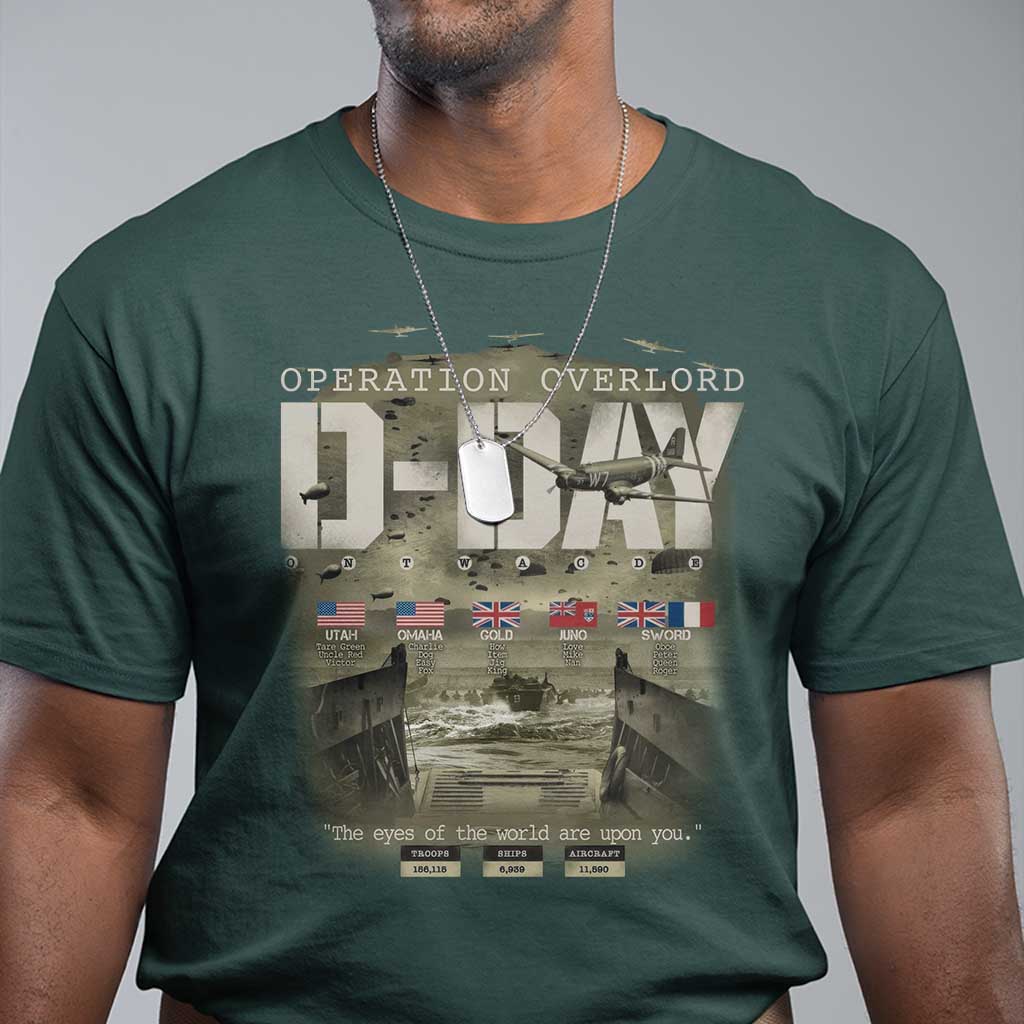 Operation Overlord D Day Normandy WWII T Shirt