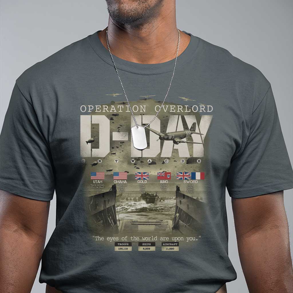 Operation Overlord D Day Normandy WWII T Shirt