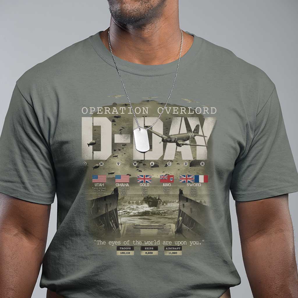 Operation Overlord D Day Normandy WWII T Shirt
